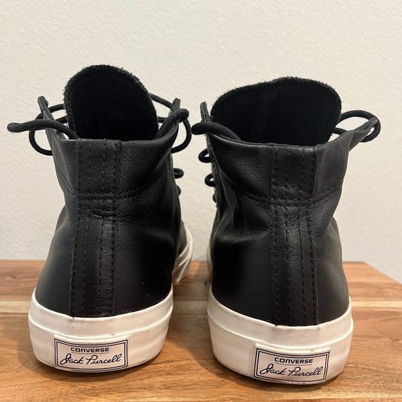 Converse Jack Purcell Leather Sneakers - Picture 4 of 8